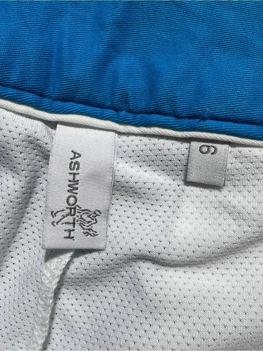 Ashworth Skort Womens 6 Blue Shorts Lined Skirt Athleisure Marina Blue Golf NEW